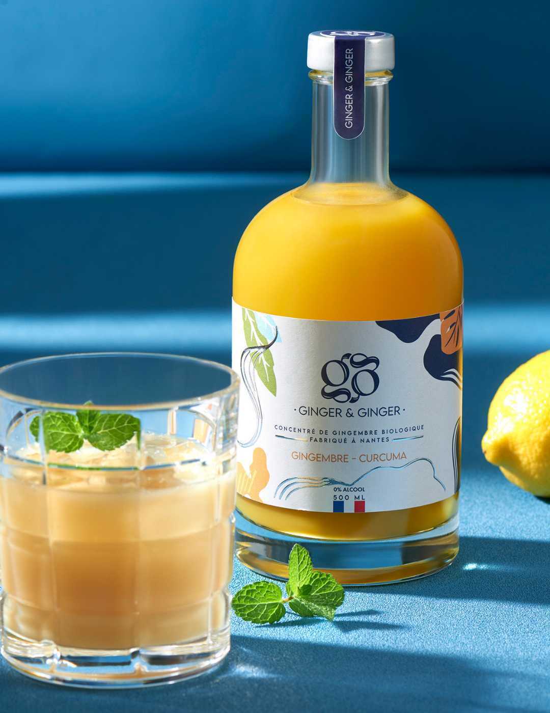 Ginger&Ginger : Le Curcuma - Gueule de joie 0° |  50 cl