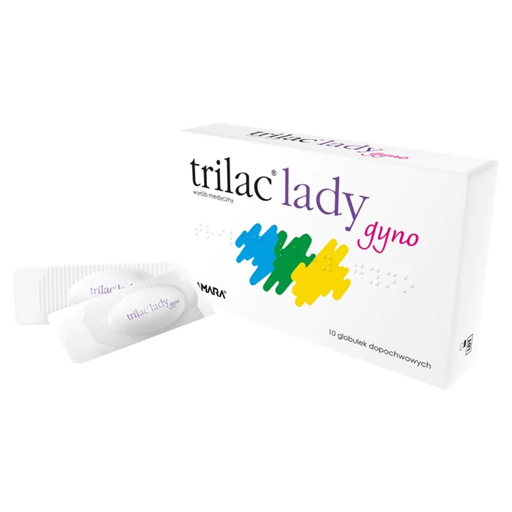 Trilac Lady Gyno, Αφρώδη Σφαιρίδια με Υαλουρονικό και Γαλακτώδες για Γυναίκες