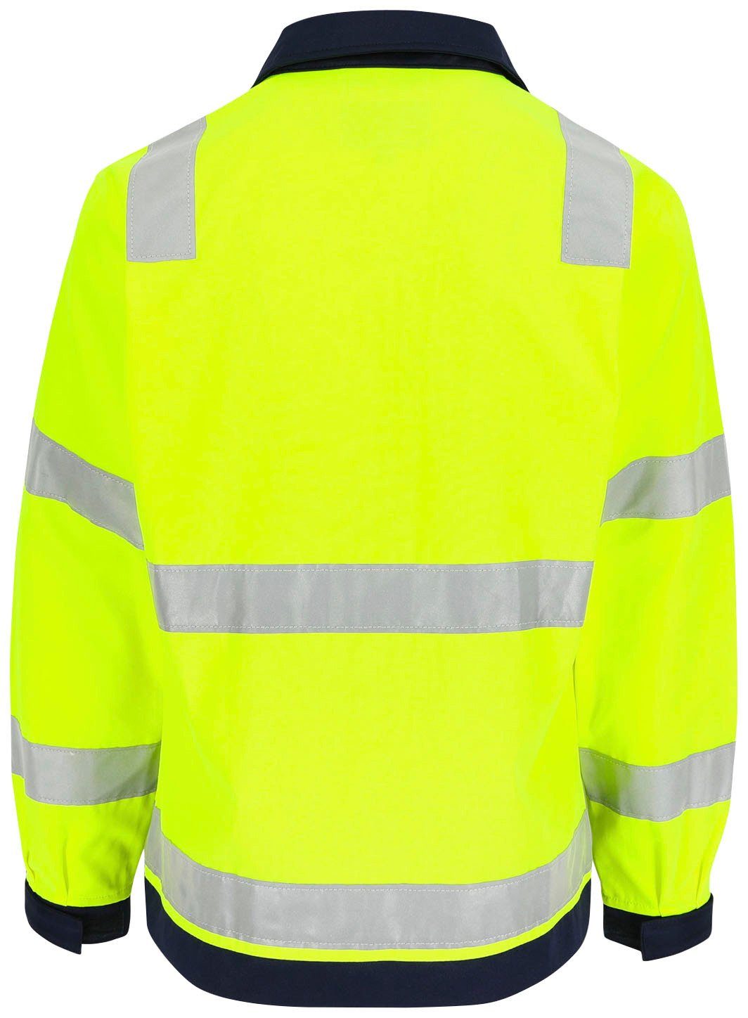 Herock Arbeitsjacke Hydros Hochsichtbar Jacke Hochwertig, 5 Taschen, eintellbare Bündchen, 5cm reflektierende Bänder