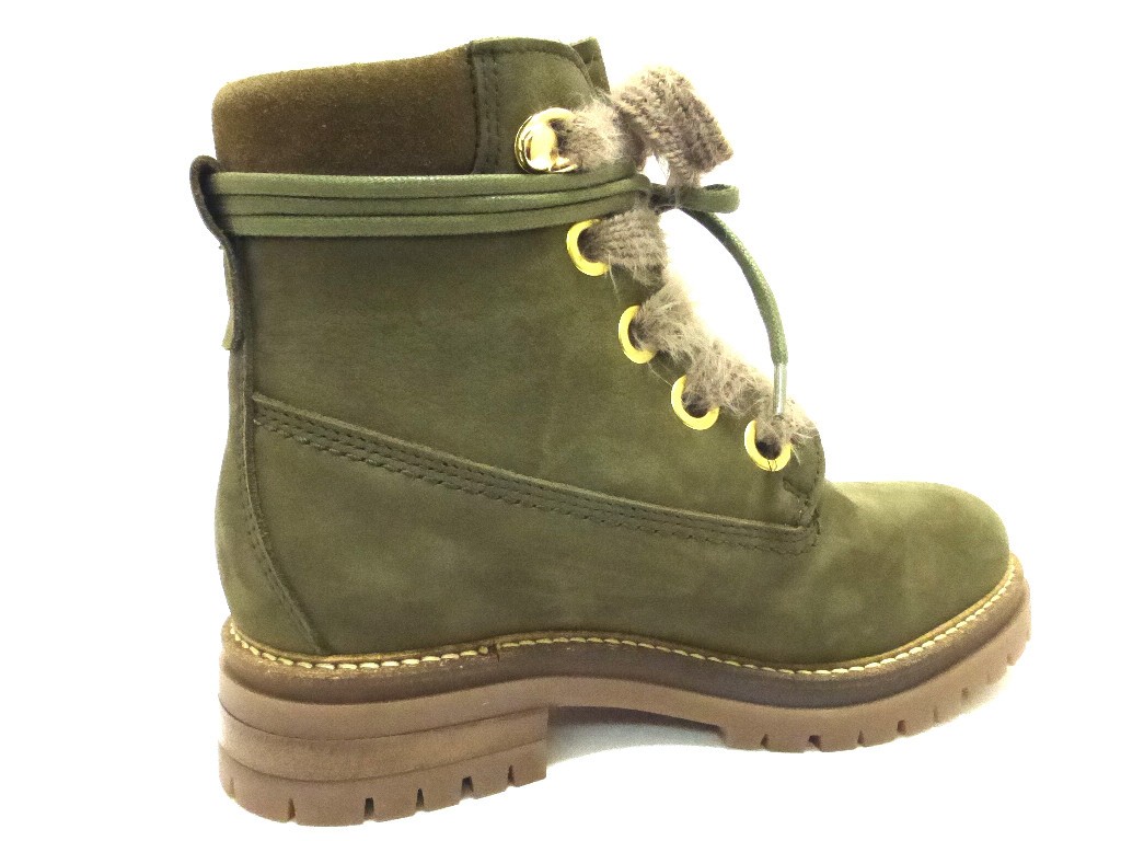 TAMARIS Schnür-Stiefeletten grün