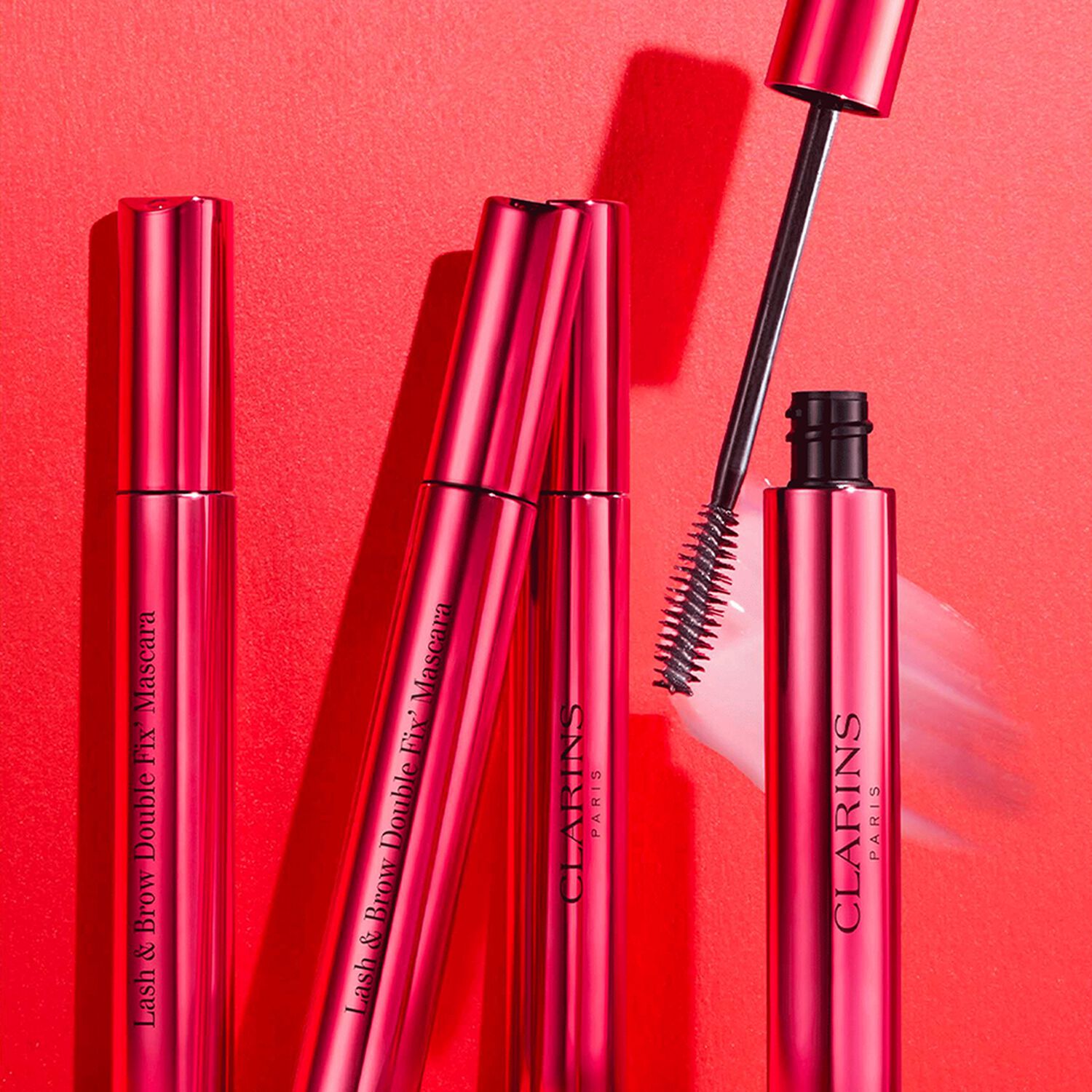 Clarins Lash & Brow Double Fix’ Mascara Top Coat Waterproof Fixateur Longue Tenue