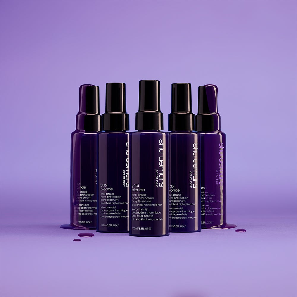 SHU UEMURA Yubi Blonde Anti-Gelbstich Purple Serum 100 ml