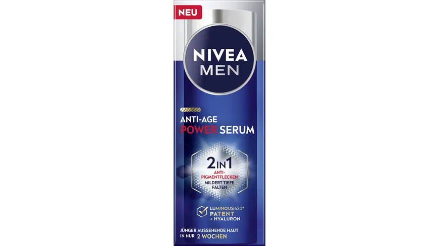 NIVEA MEN Luminous Anti-Age Power Serum 30 ml