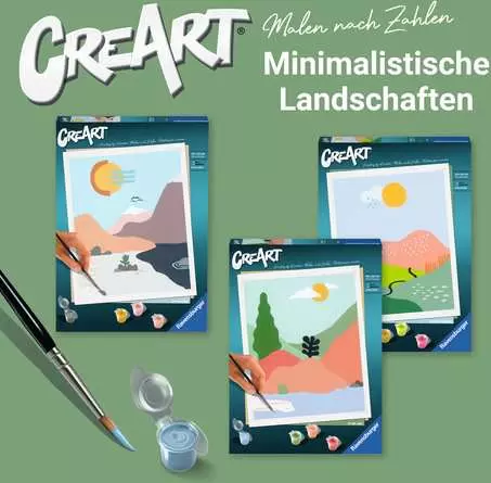 CreArt In den Bergen - Malen nach Zahlen für Erwachsene