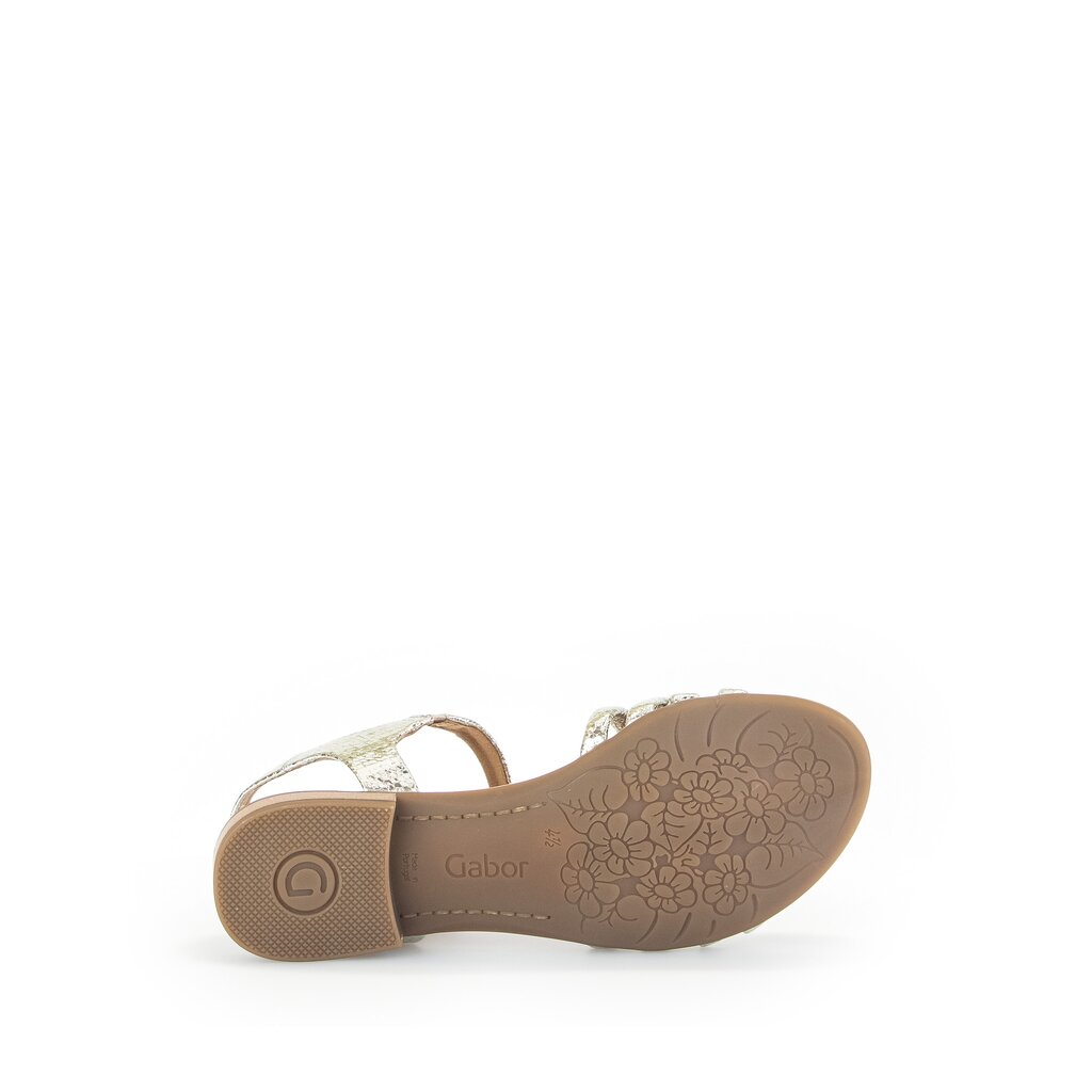 Gabor comfort Riemchensandale gold