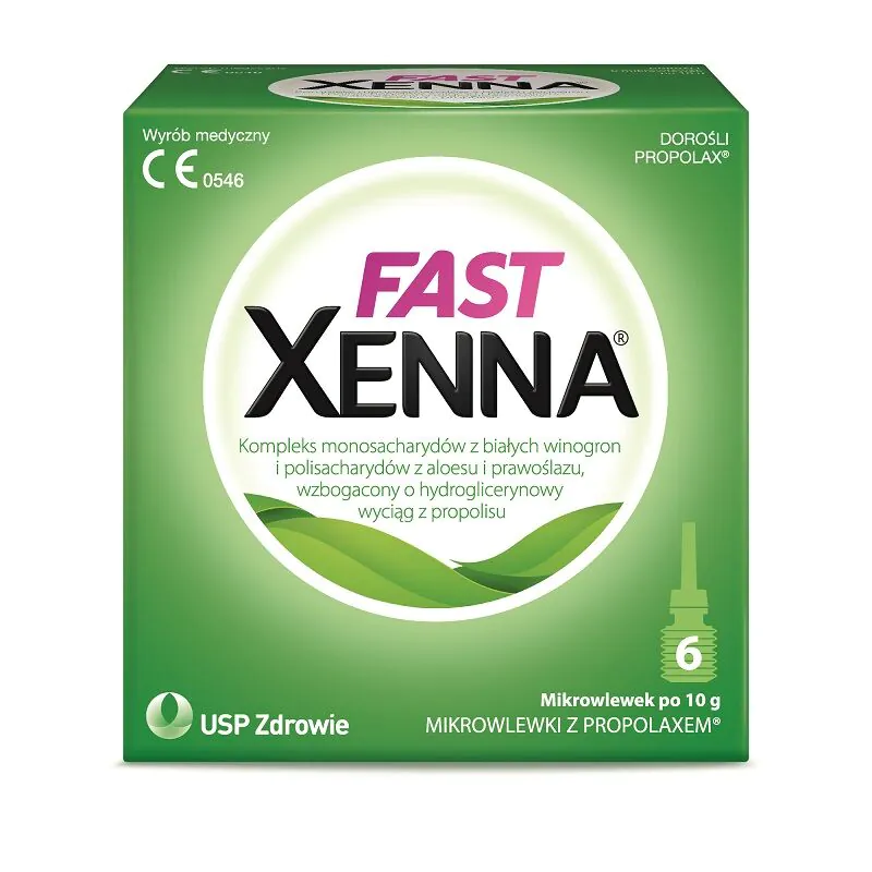 Xenna Fast, olakšanje zatvora, rektalni mikroklistir