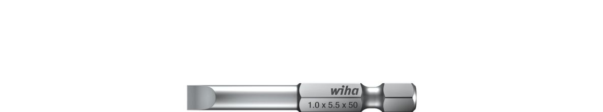 Biț Wiha 01798 Professional cu cap crestat 1/4