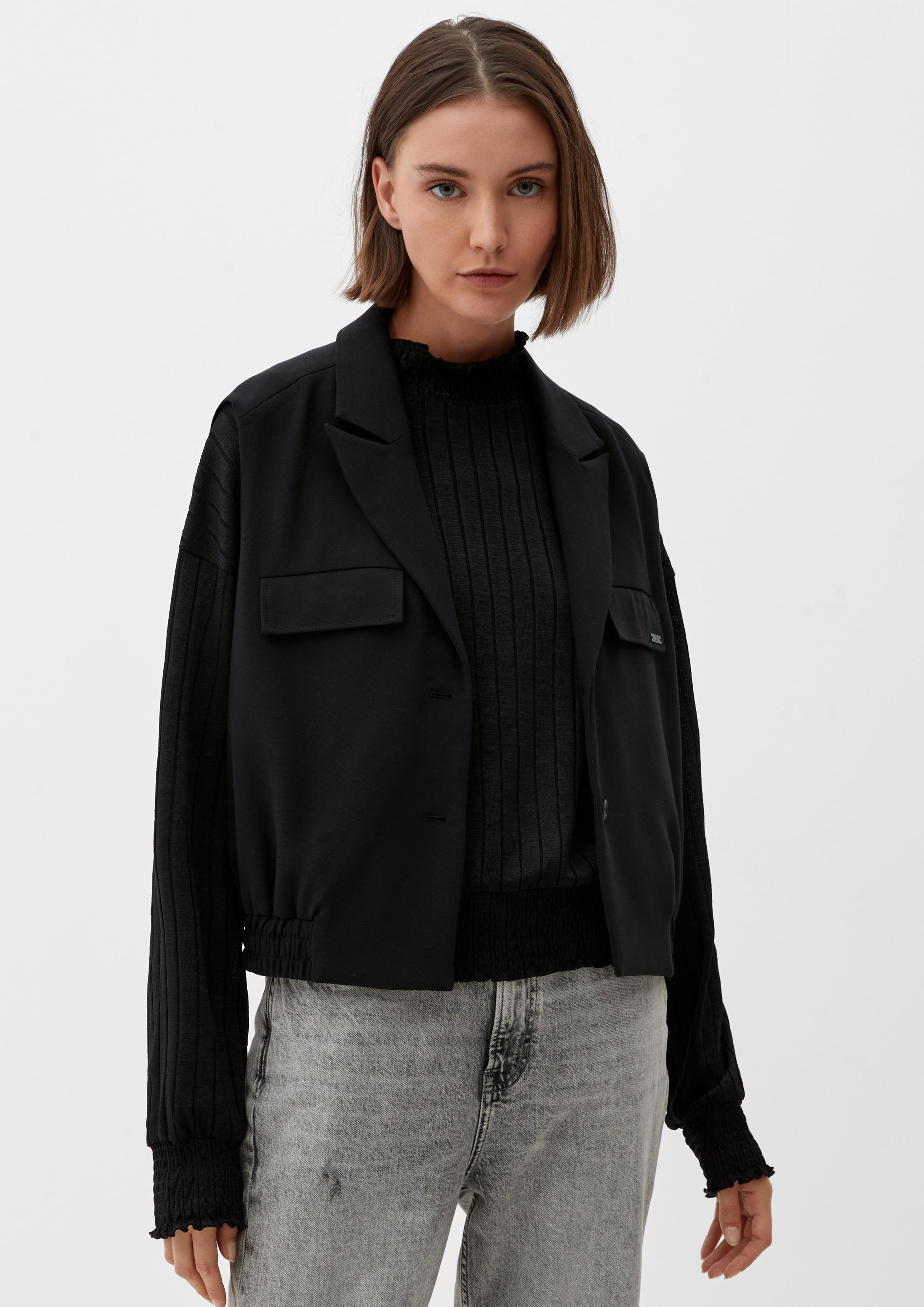Crop-Weste aus Viskosestretch  2118443-9999
