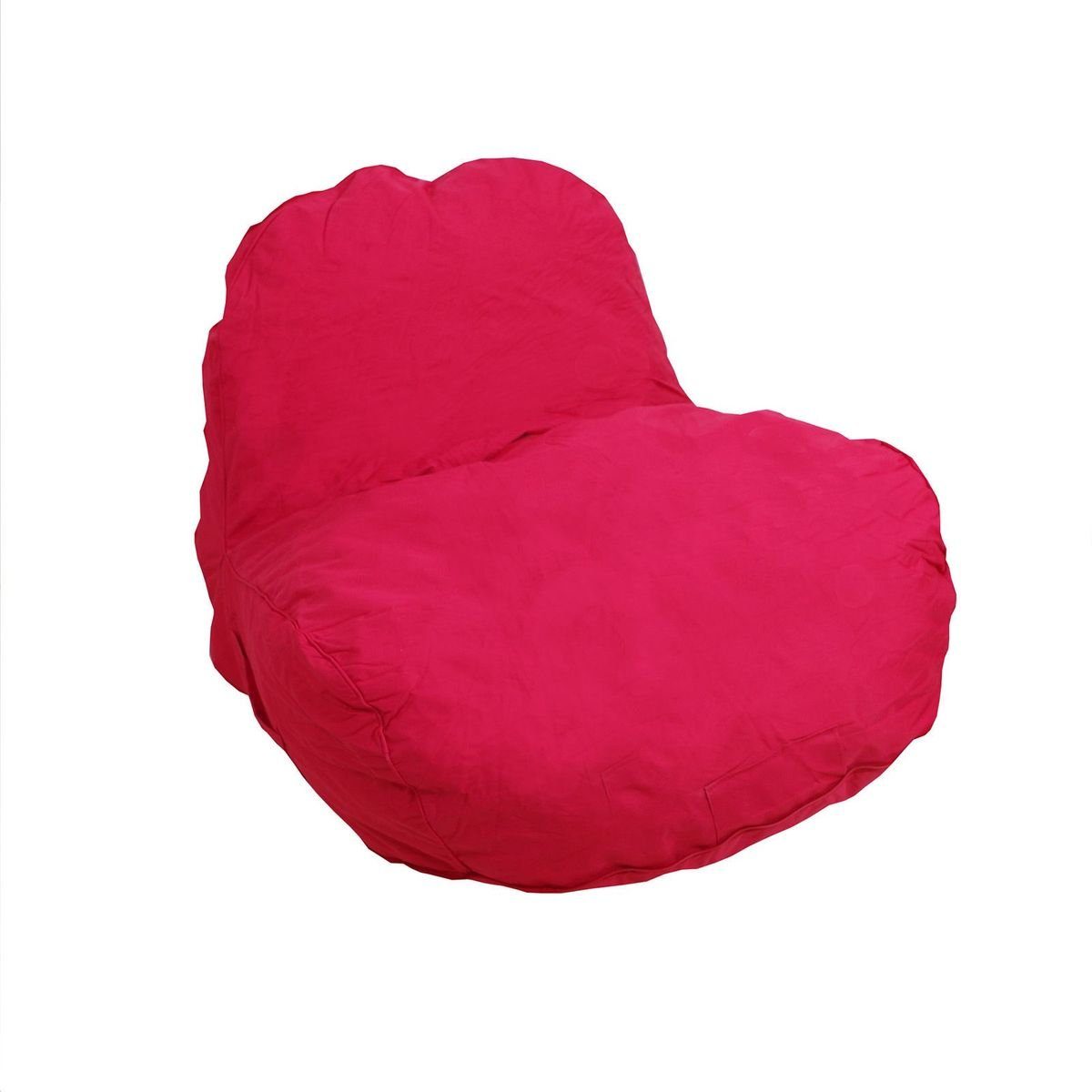 Lifetime Garden Bodenkissen Outdoorsitzsack und Sitzkissen mobiles Bodenkissen Sessel in Rot, für Innen- und Außenbereiche