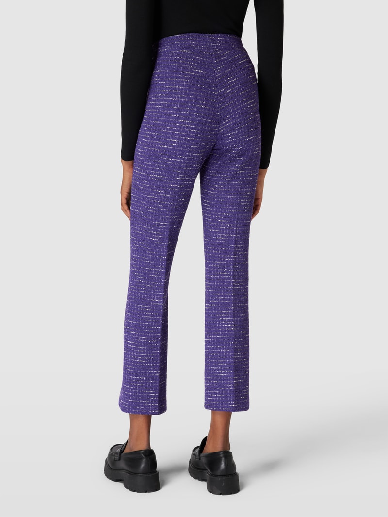 Stoffhose mit Allover-Muster Modell 'RANEE EASY KICK' in lila