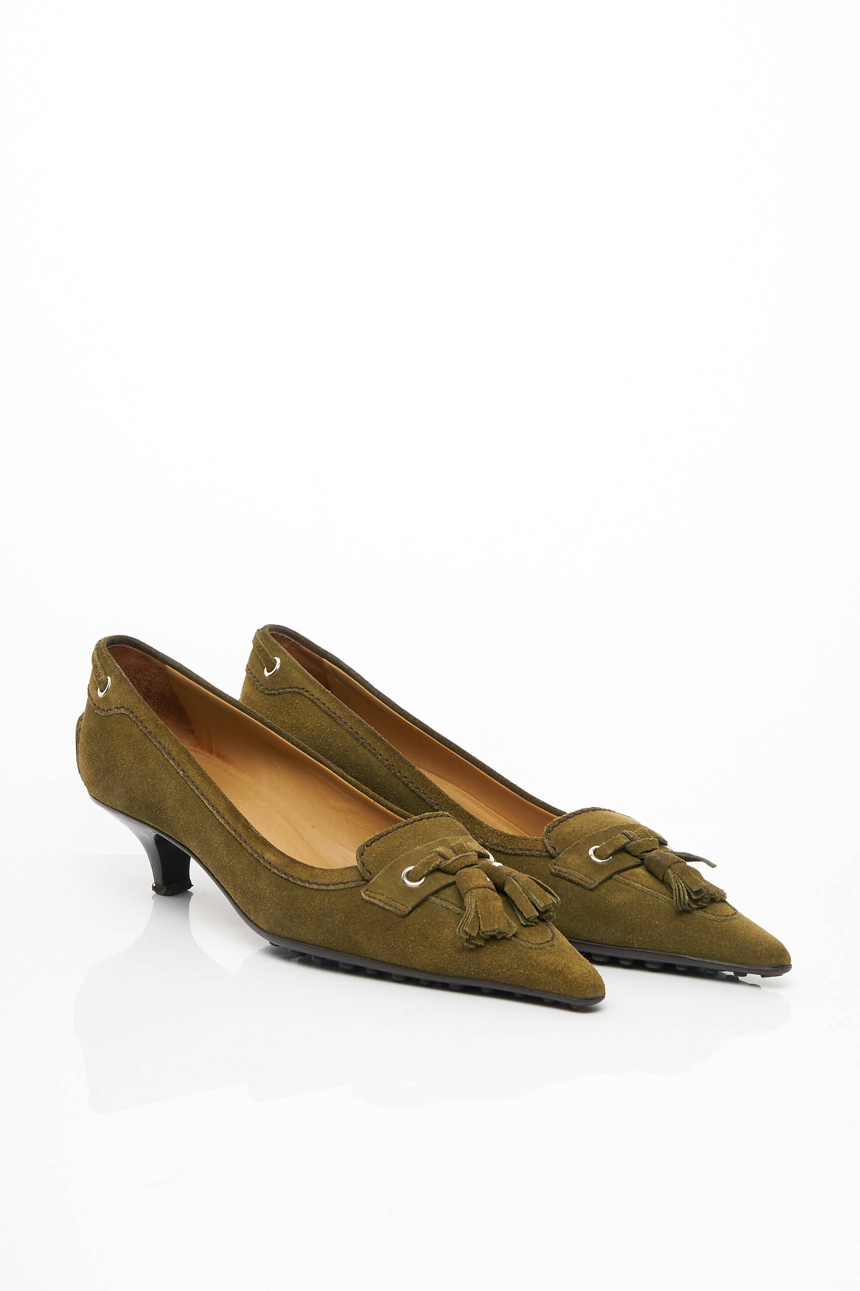 Car Shoe Escarpins Femme couleur vert