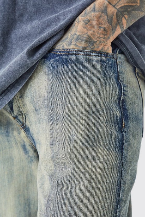 Tall lockere Jeans mit Reißverschluss-Saum