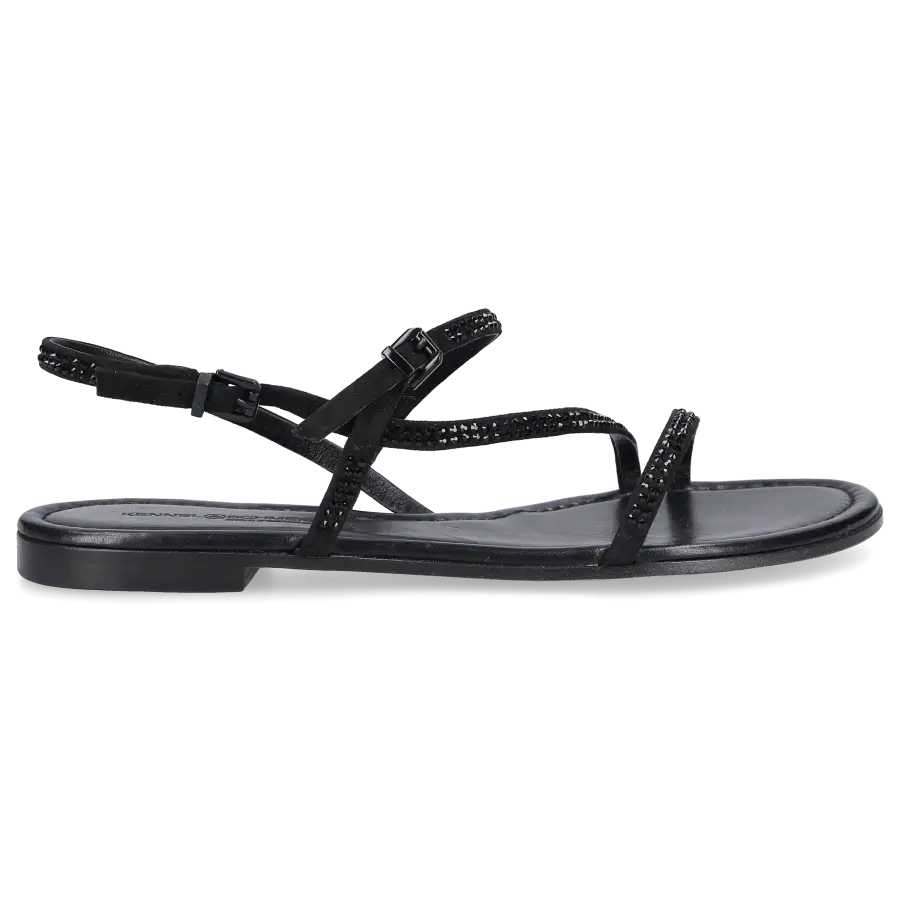 Kennel & Schmenger - Sandalen ELLE Veloursleder - schwarz