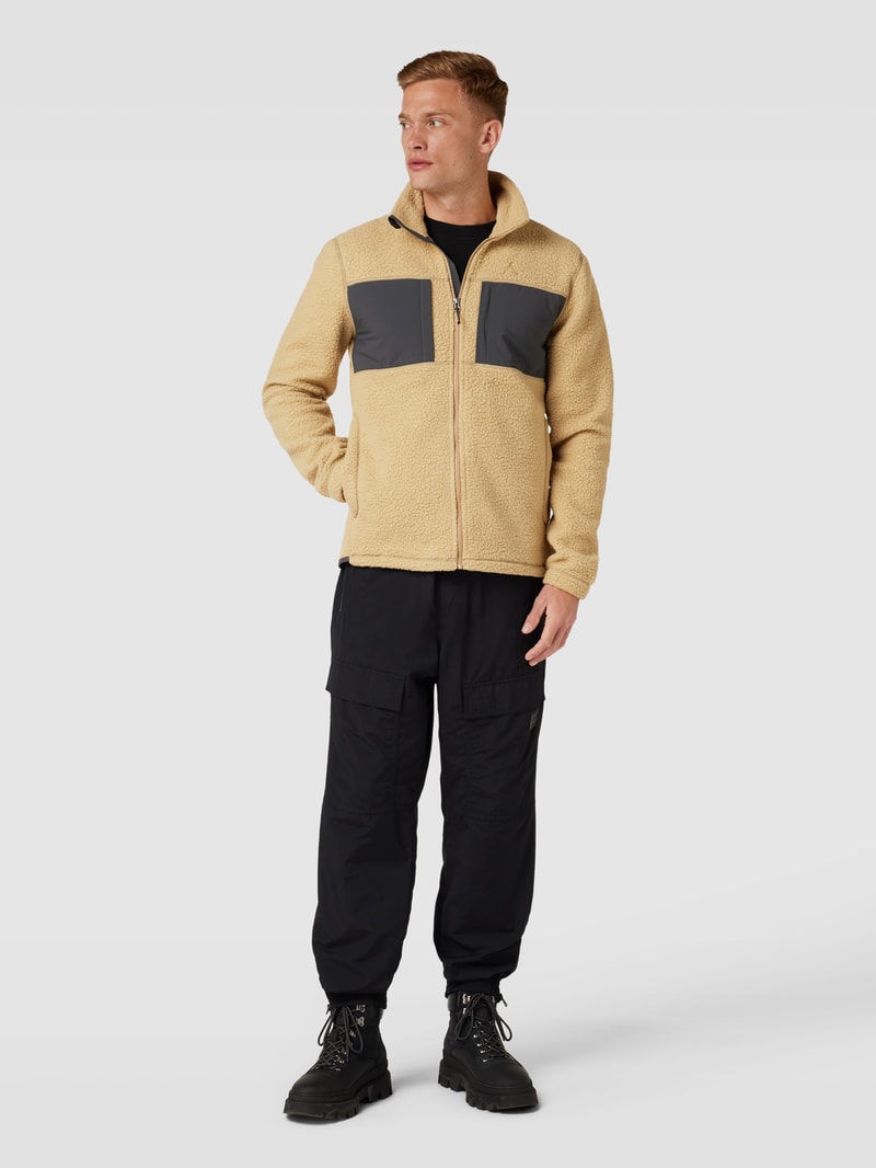 Fleecejacke mit seitlichen Eingrifftaschen Modell 'ATLANTA' in sand