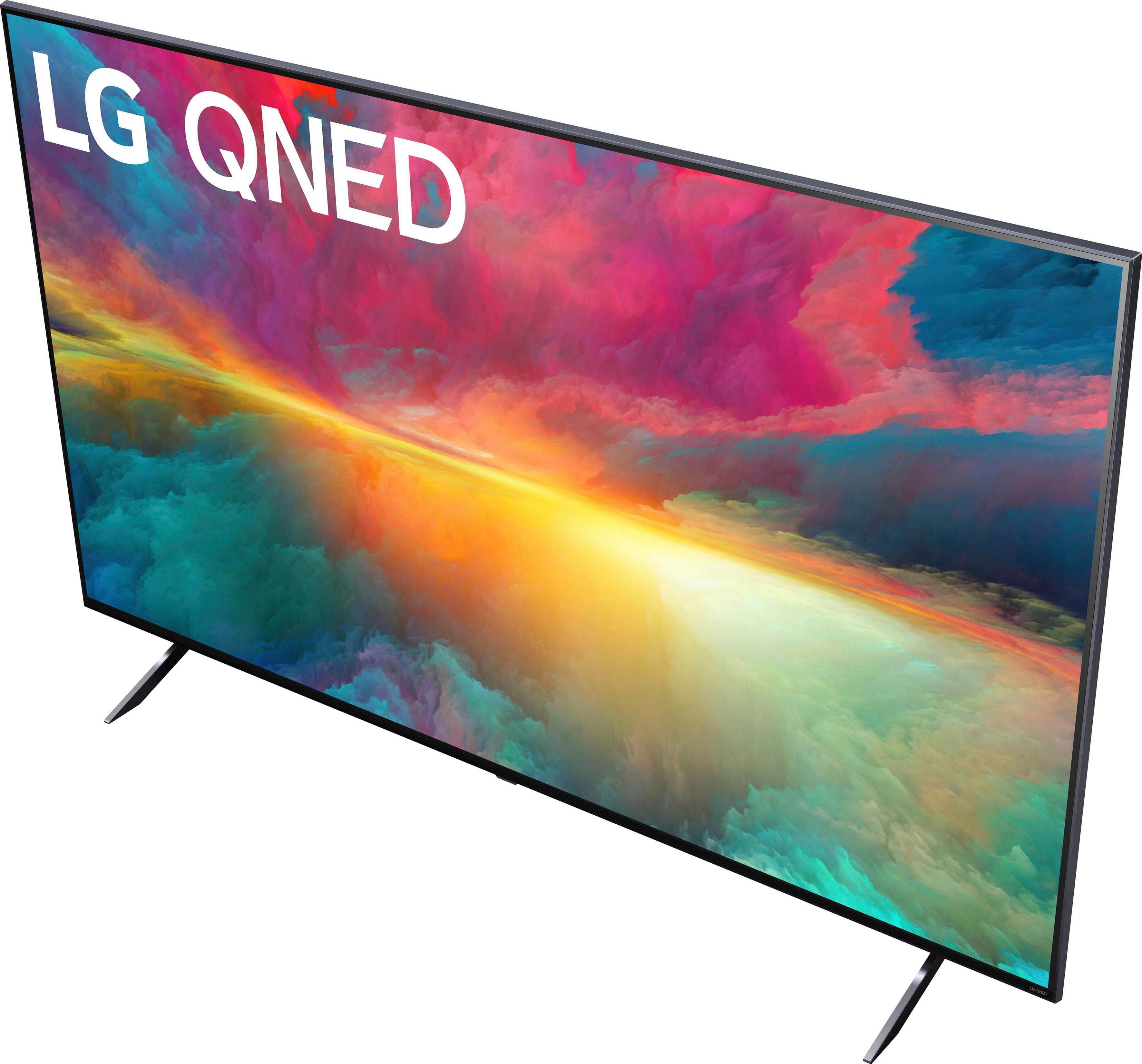 LG 55QNED756RA QNED-Fernseher (139 cm/55 Zoll, 4K Ultra HD, Smart-TV, QNED,α5 Gen6 4K AI-Prozessor,HDR10,HDMI 2.0,Single Triple Tuner)