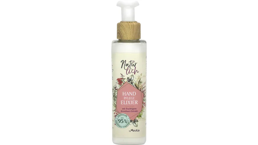 Natürlich by evita Hand Pflege Elixier mit fruchtigem Brombeer-Extrakt 150 ml