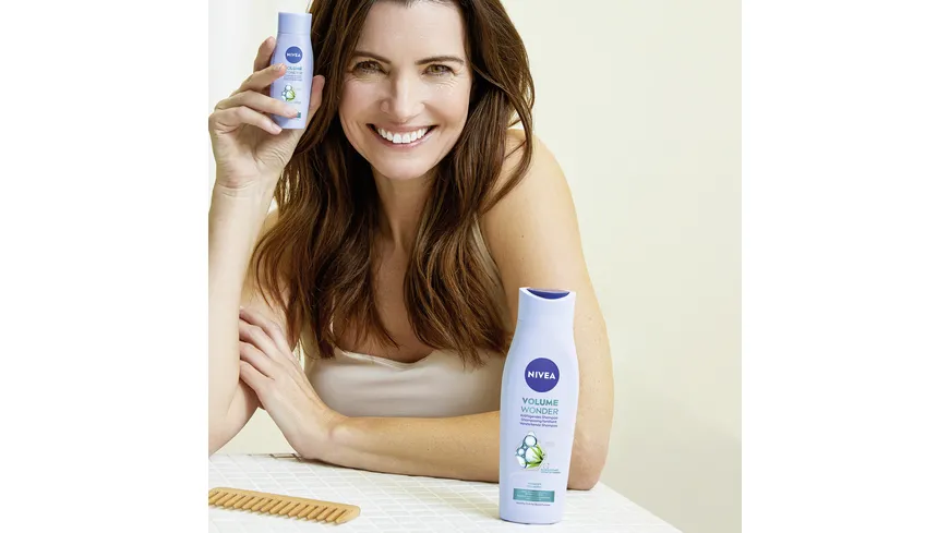 NIVEA Volumen&Kraft Shampoo Glanz Serum feines plattes Haar 250 ml