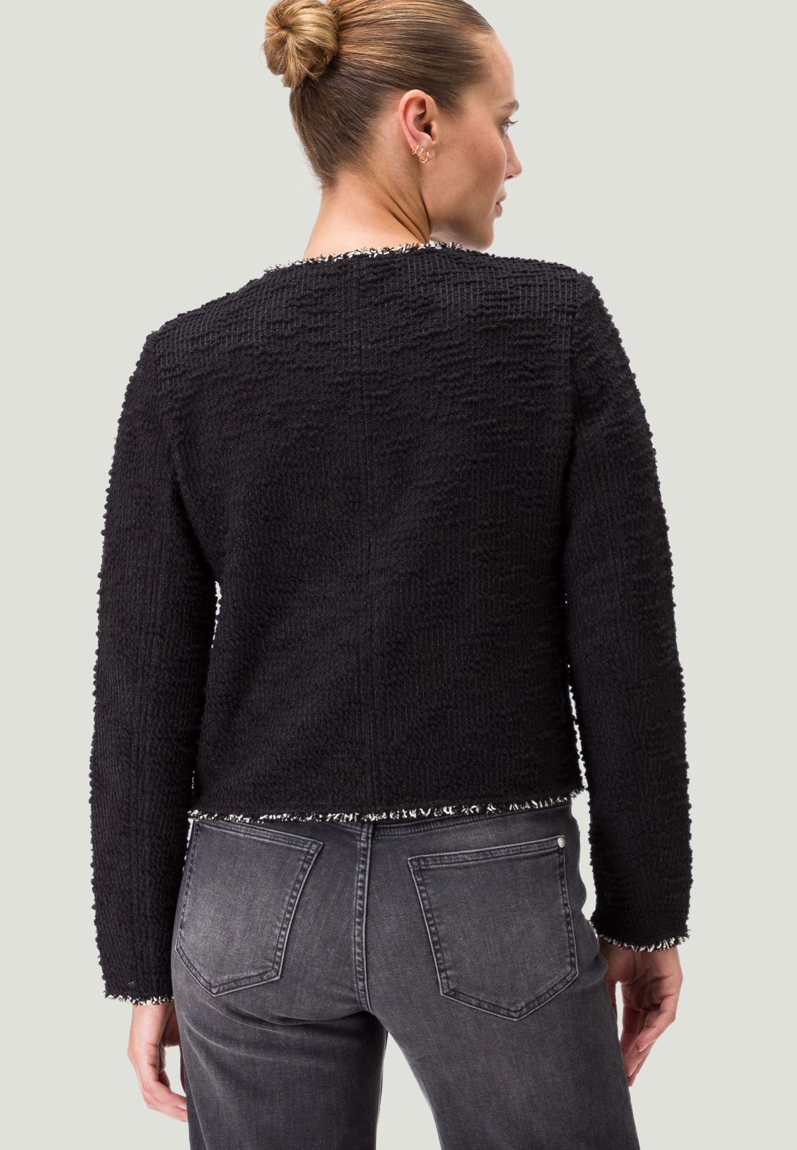Blazer mit Strukturmuster