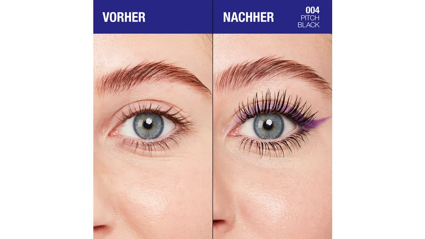 MANHATTAN COSMETICS Volume Up Mascara 8 ml 004 - Pitch Black