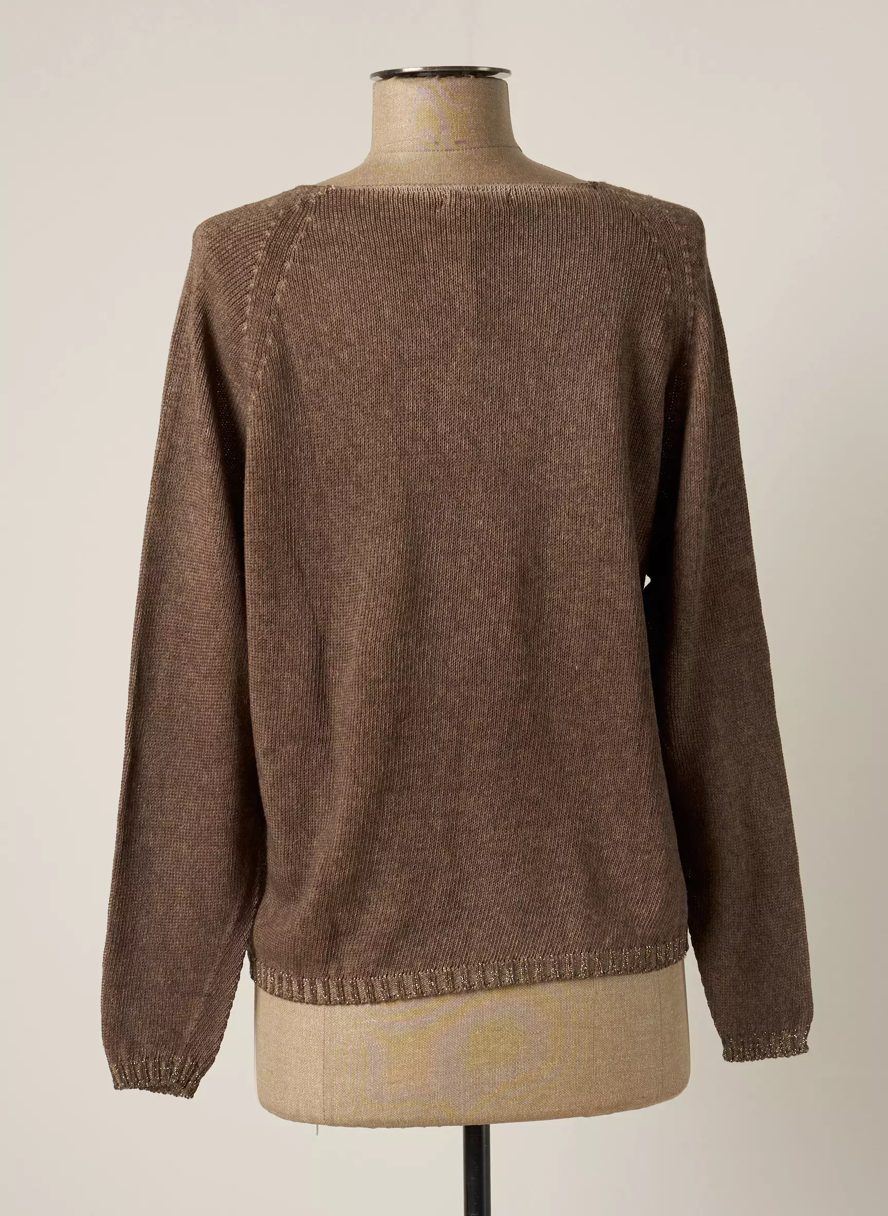 Pako Litto Pulls Femme couleur marron