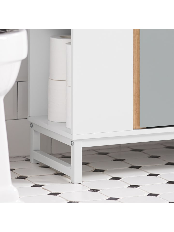 SoBuy Hochschrank in Hellgrau - (B)50 x (H)181 x (T)30cm günstig kaufen onesize