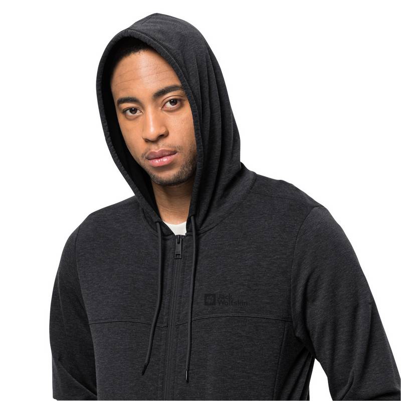 Jack Wolfskin WALDSEE HOODED JKT M Fleecejacke Herren