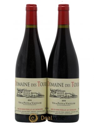 IGP Vaucluse (Vin de Pays de Vaucluse) Domaine des Tours Emmanuel Reynaud  2018 - Lot de 2 Bouteilles