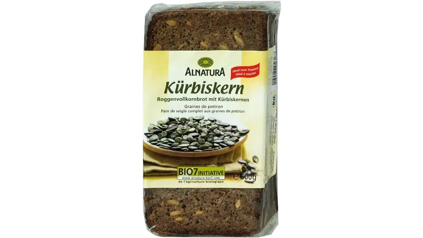 Alnatura Bio Kürbiskernbrot 500 g