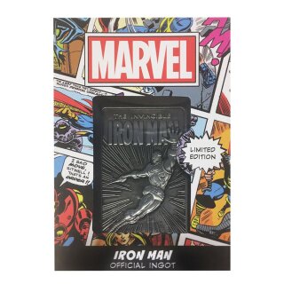 Marvel Metallbarren Iron Man Limited Edition