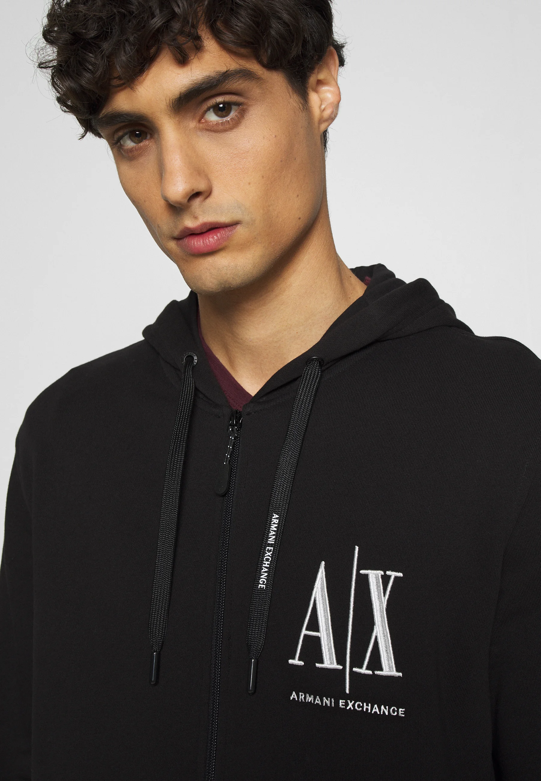 Sudadera con cremallera de Armani Exchange