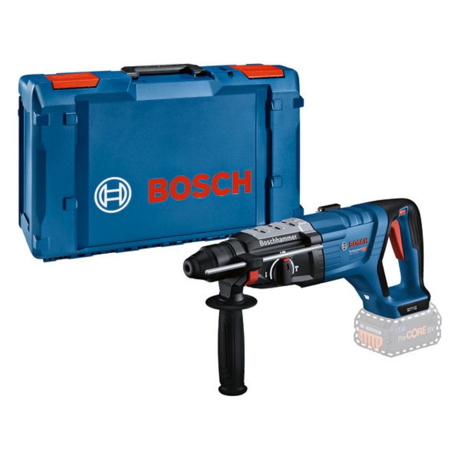 Bosch Blue 0611919004 GBH 18V-28 D Akku-Schlagbohrschrauber (ohne Akkus und Ladegerät) in XL-BOXX