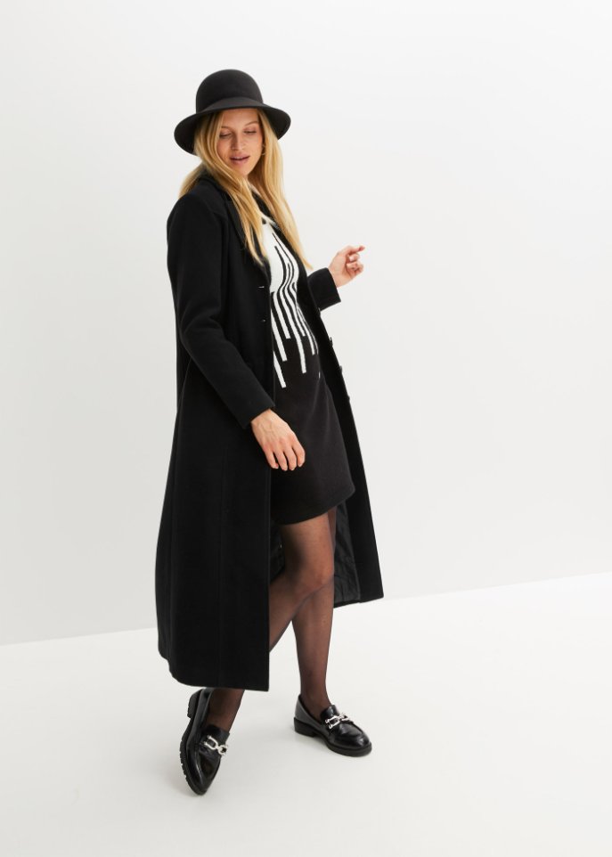 gemustertes Strickkleid
