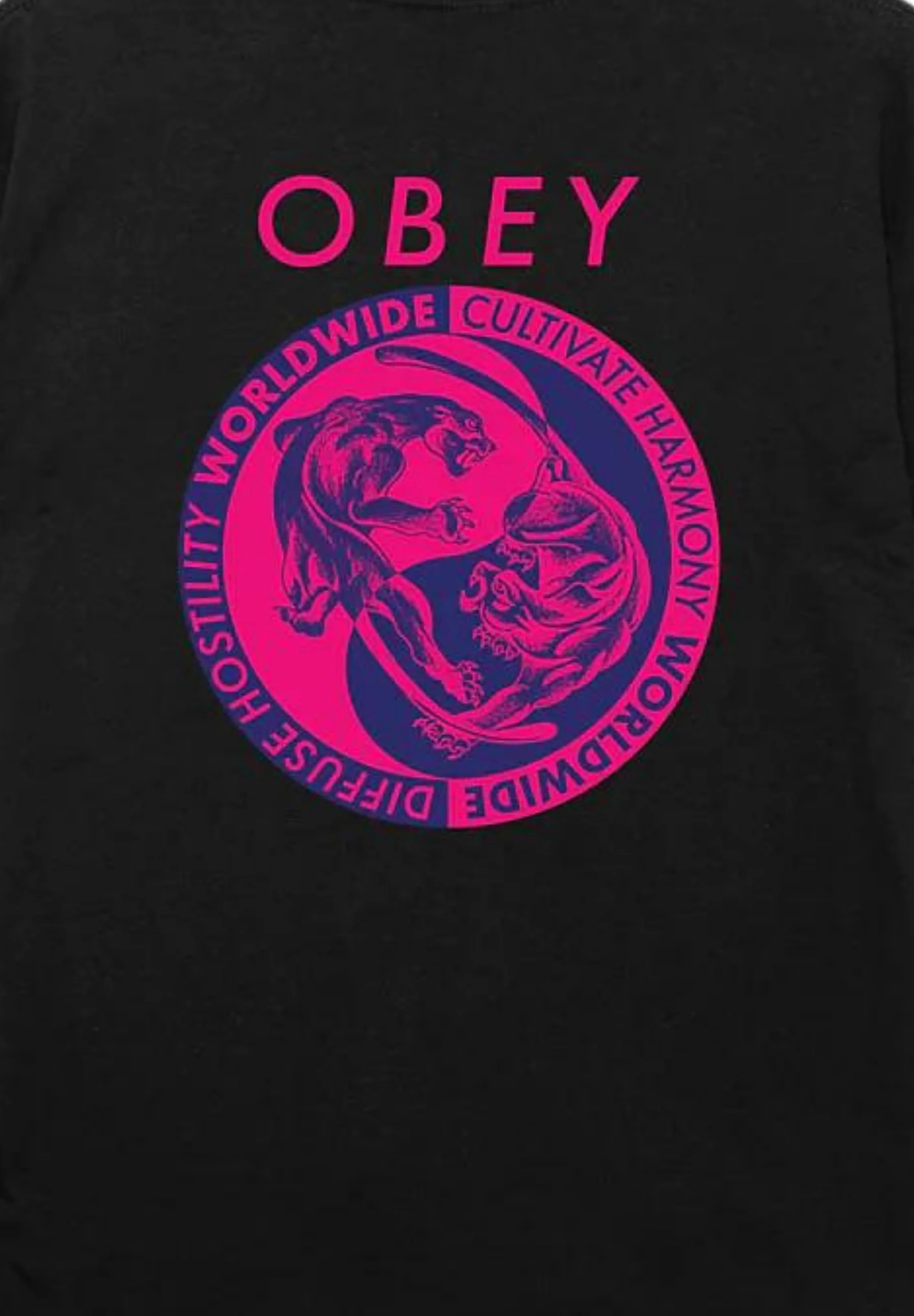 Obey Clothing YIN YANG PANTHERS CLASSIC - Camiseta con estampado