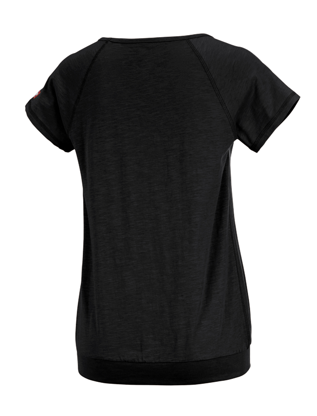 e.s. T-Shirt cotton slub, Damen
