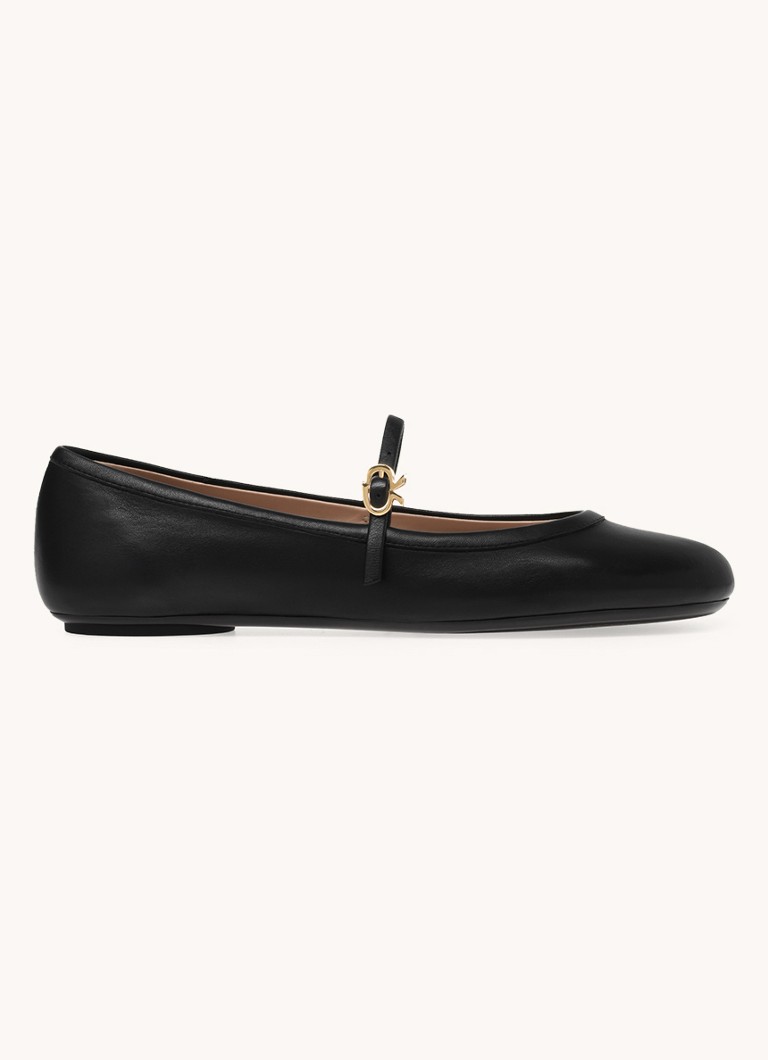 Balerina Carla de Gianvito Rossi din piele de miel