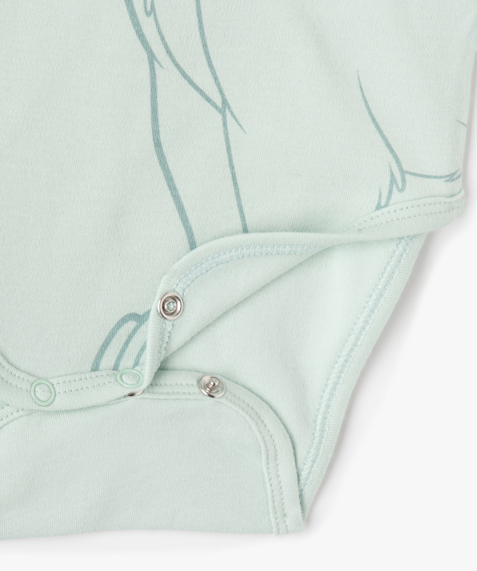 Body bébé à manches longues et col américain (lot de 3) ... vert | GEMO