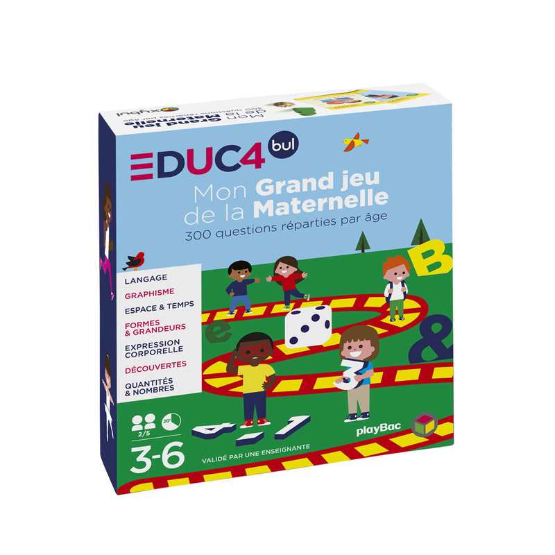 Mon grand jeu de la maternelle Oxybul