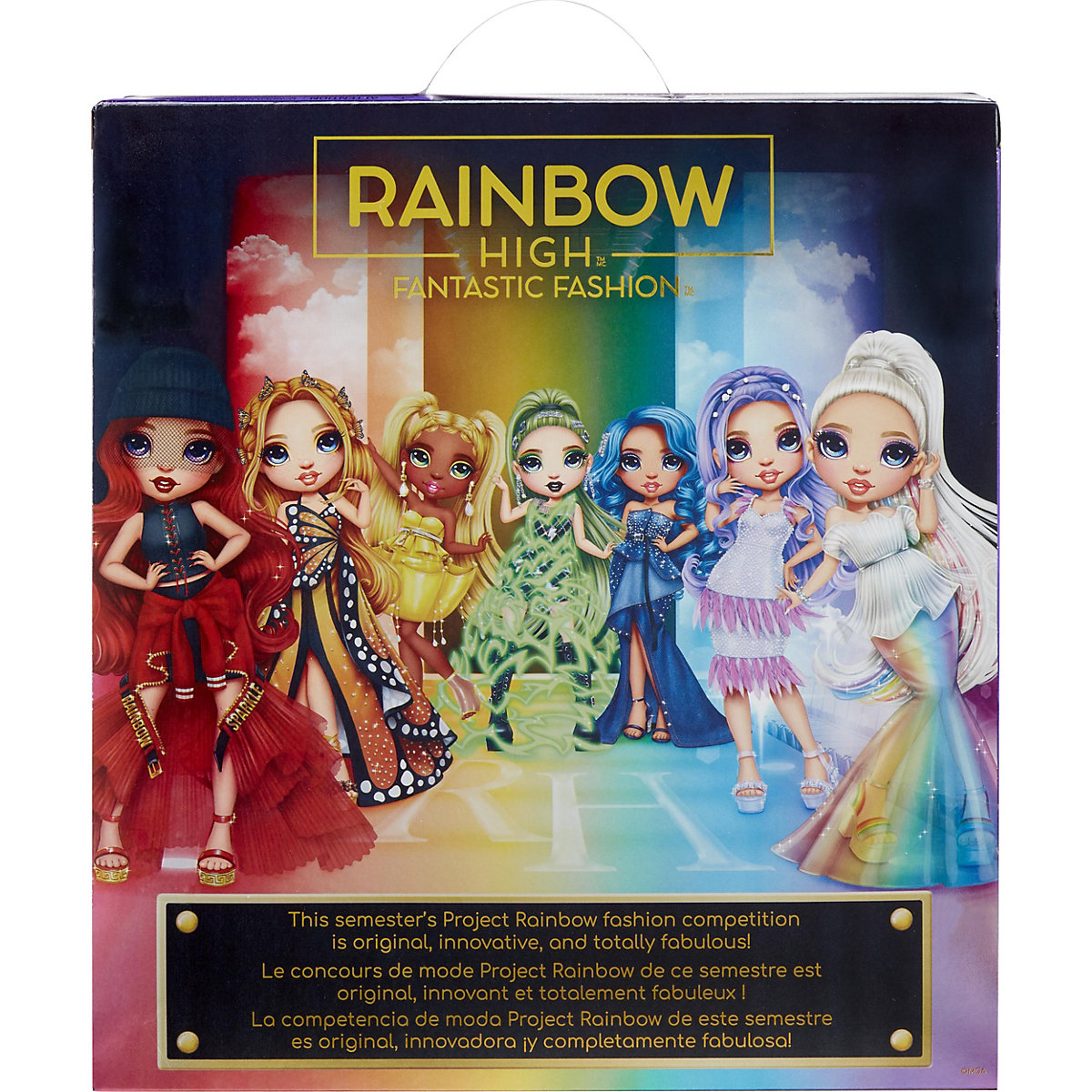 Rainbow High Fantastic Fashion Doll- Violet (purple)