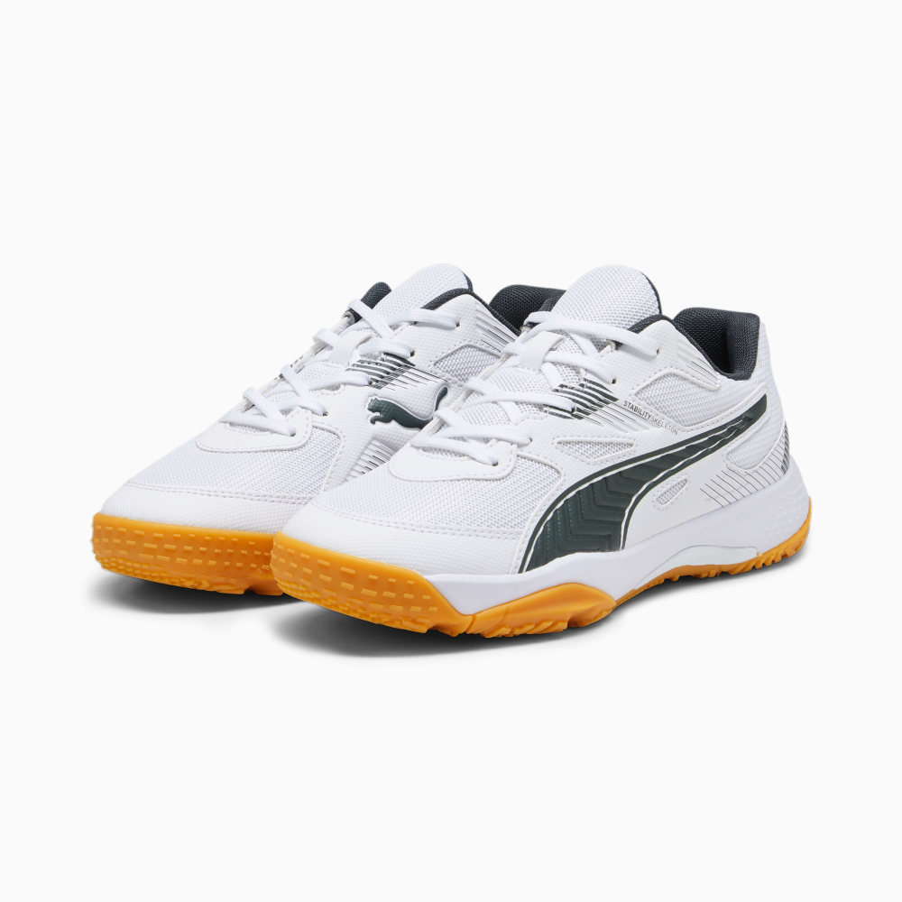 PUMA Solarflash II Hallen Sportschuhe Teenager 106883_07 / weiss