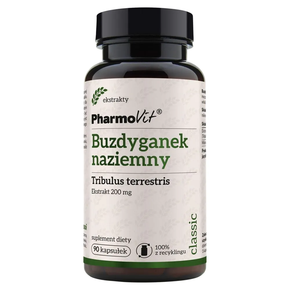 PharmoVit Classic Tribulus Terrestris 200 mg kapsulės
