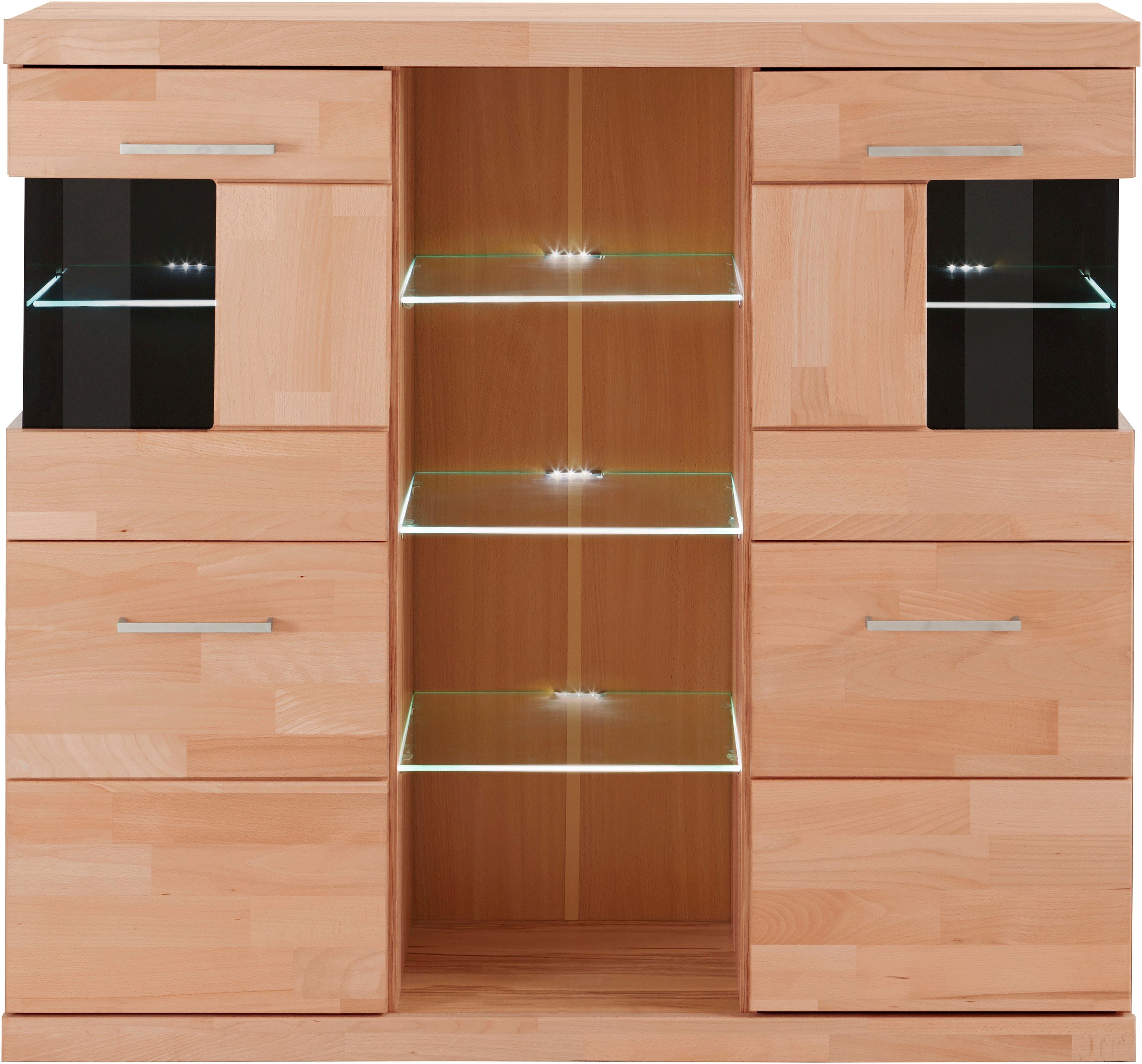 Woltra Highboard Ribe, Breite 125 cm