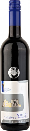 2015 Merlot Spätlese Thüngersheimer Scharlachberg trocken - Weingut Gebr. Geiger jun.