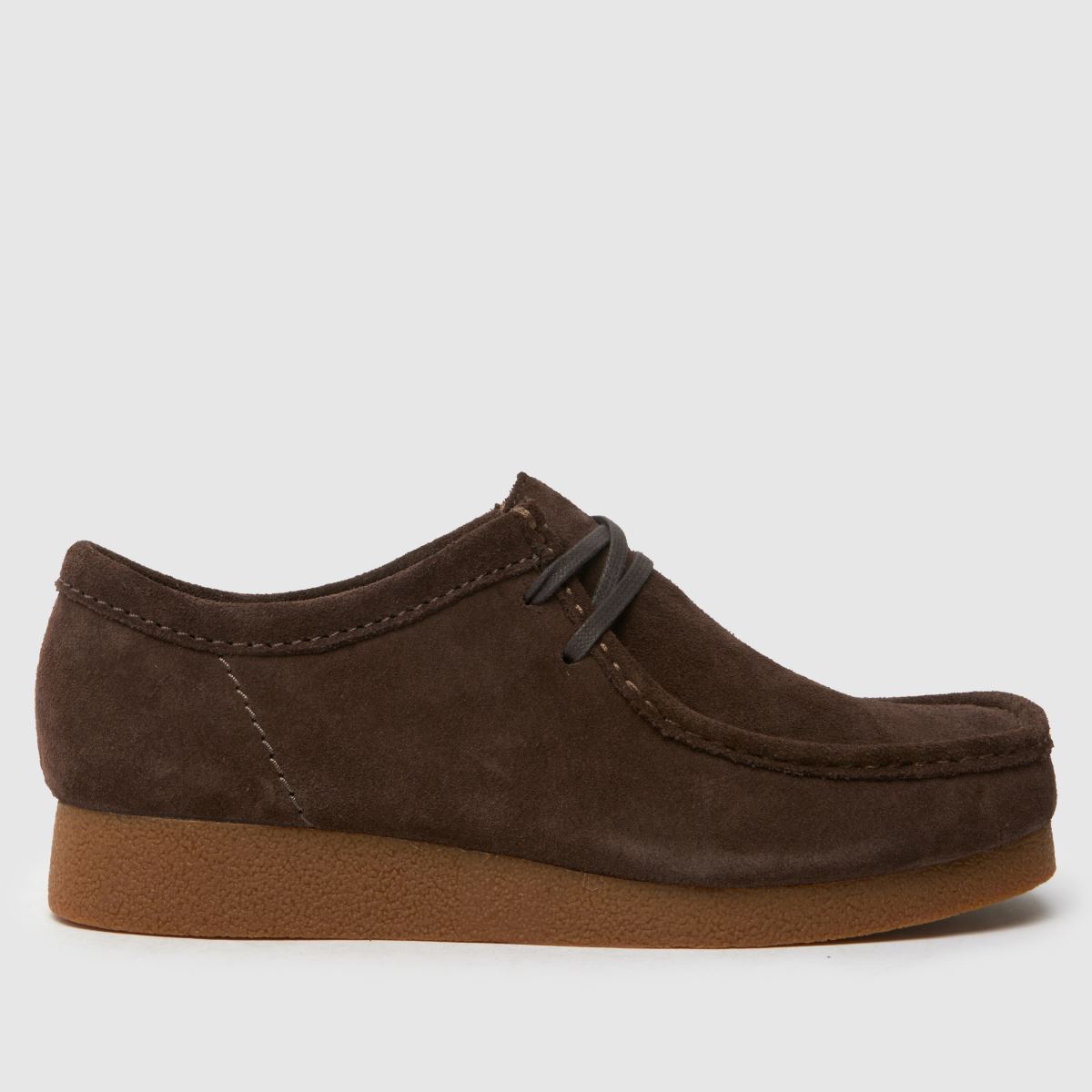 Clarks wallabee Evo sötétbarna cipő
