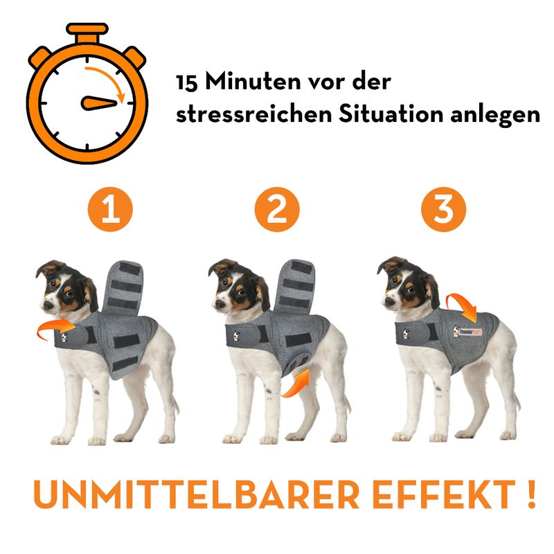 ThunderShirt Beruhigungsweste, grau zu TOP-Preisen