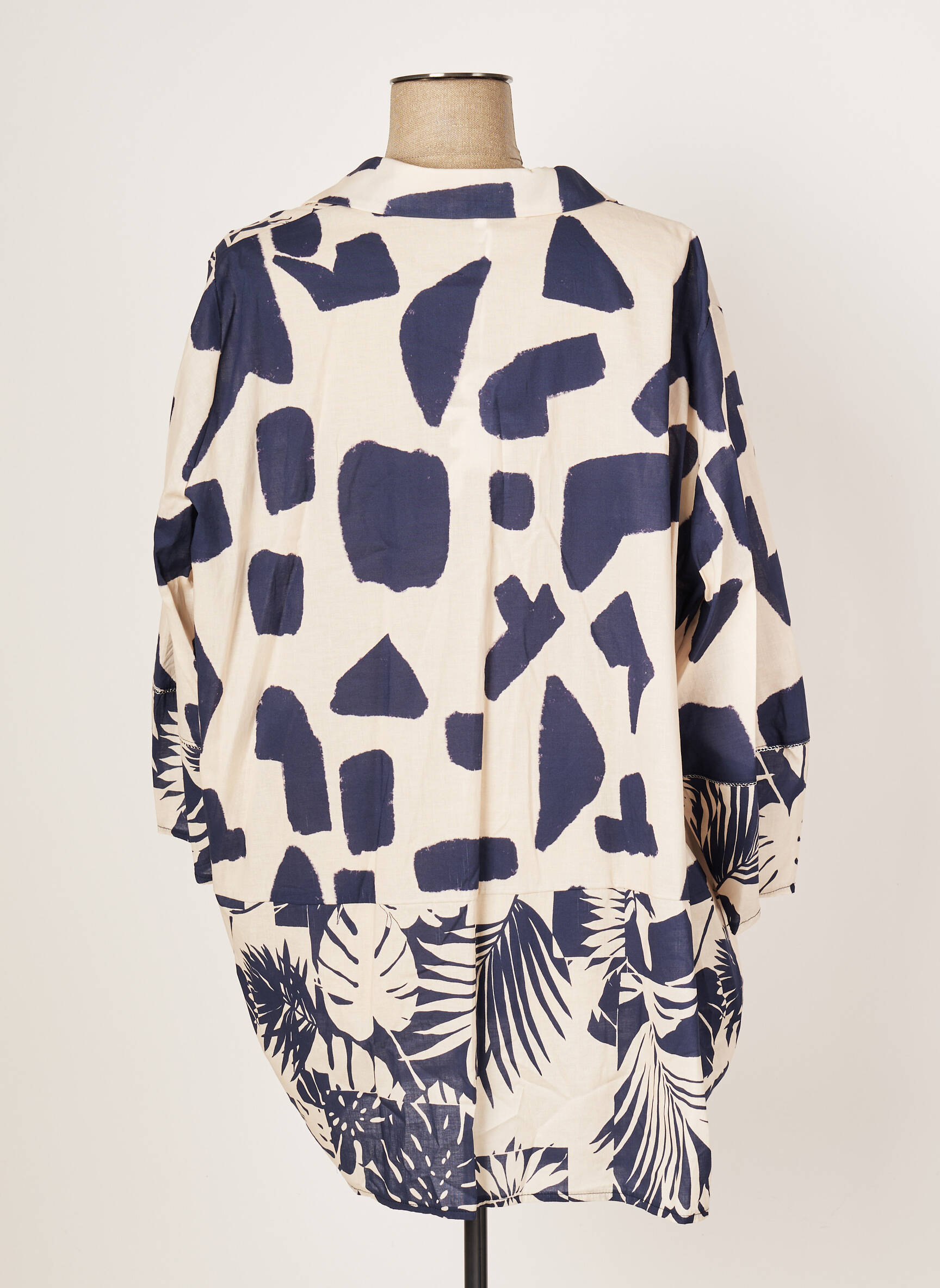 Franck Anna Tuniquemanchelongue Femme couleur bleu