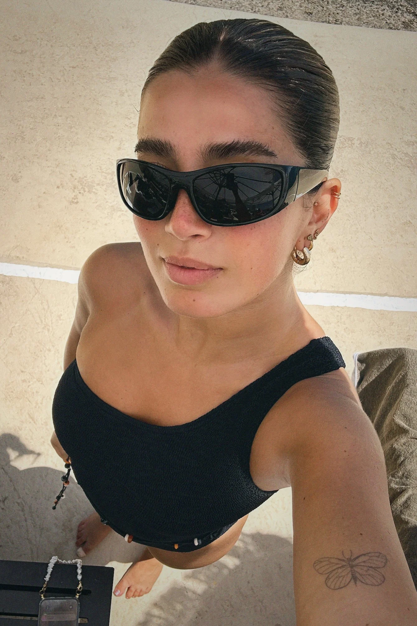 Schmale, sportliche Sonnenbrille