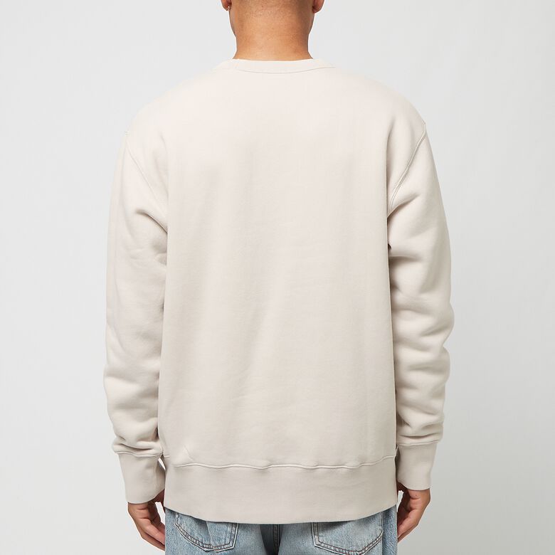 Norse Projects Arne Relaxed Organic Chain Stitch Logo Sweatshirt marble wht