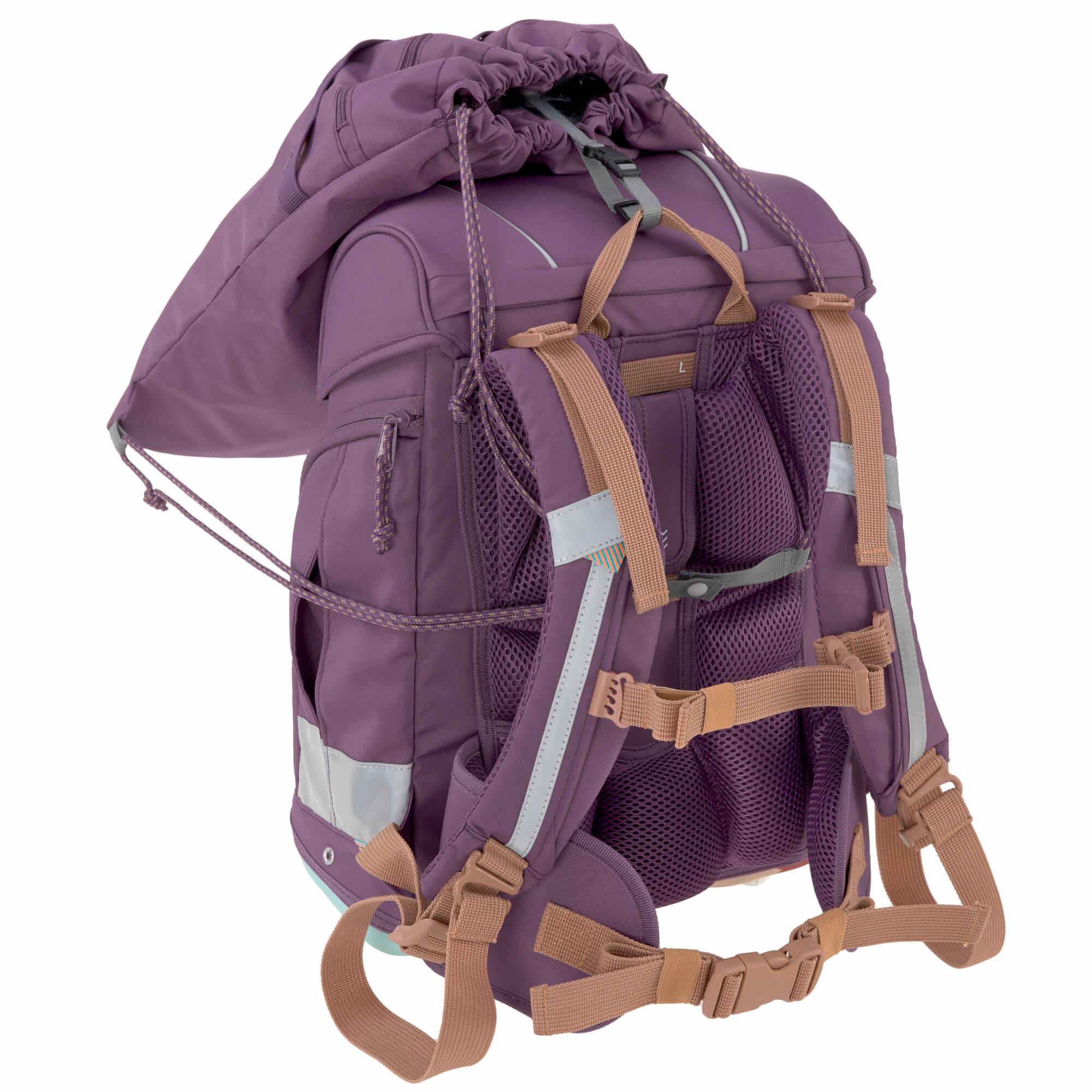 Schulranzen Set 7-teilig, Boxy Unique Purple