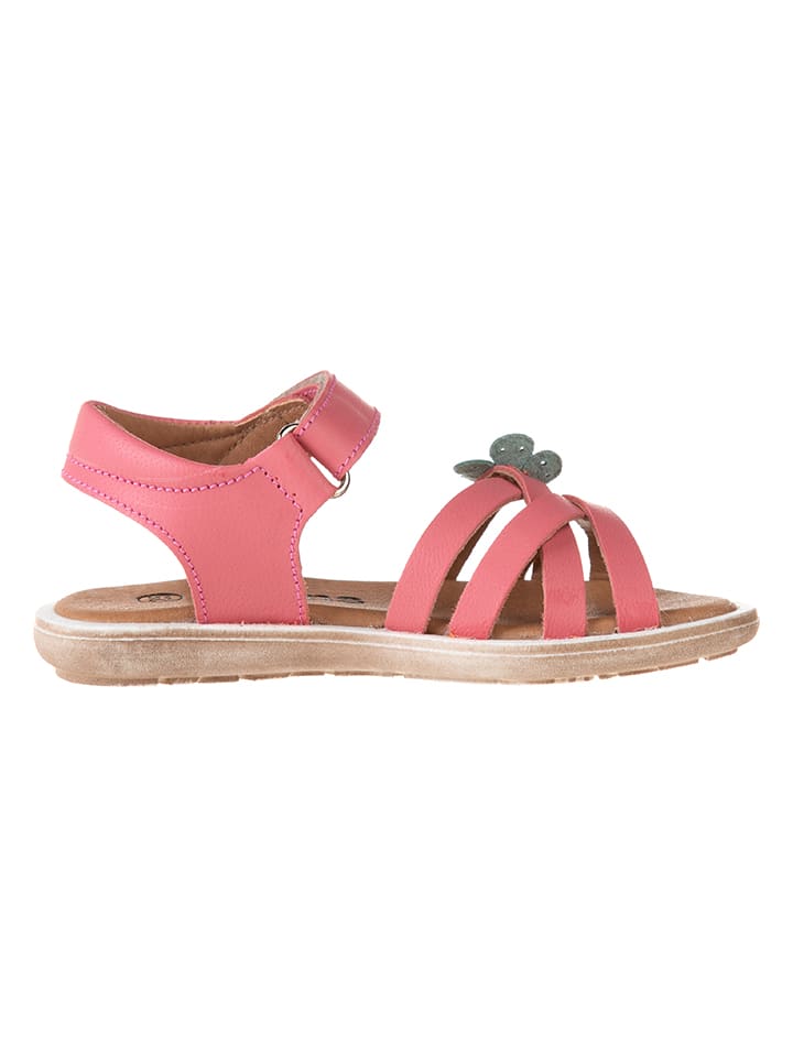 kmins Leder-Sandalen in Rosa günstig kaufen