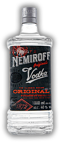 Nemiroff Vodka Original 1,0 Liter Nemiroff Vodka Original 1,0 Liter Nemiroff Vodka Original - Nach uralter Tradition und ausschließlich aus natürlichen Zutaten hergestellt. 1	 Liter - Vol 40%